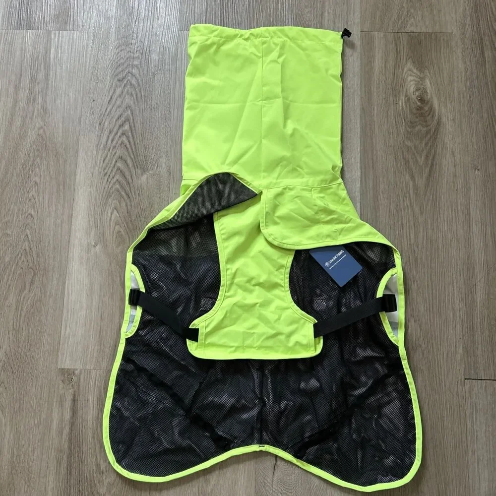Spark Paws Dog Raincoat 2XL Waterproof Windproof Rain Jacket Reflective NEW